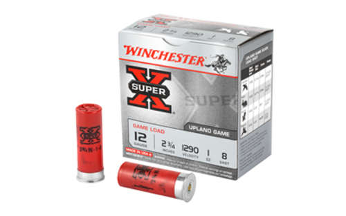 Ammunition Winchester Ammunition Super X 12Gauge WIN SPRX 12GA 2.75" #8 25/250 • Model: Super-X